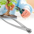 thumbnail image 3 of Bonsai Cutter, Ergonomic Handle Strong Hardness Grade Wire Bonsai Cutter Stainless Steel  7.5x1.6x0.4in  For Modeling For Courtyard, 3 of 8