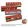 thumbnail image 3 of Colgantes Navideños Con Patrón De Tren De Cuerda Colgante Caja Ciega Cuenta Atrás De Navidad 24 Días Juego De Colgantes Para El Árbol De Navidad Del Hogar 24 Uds Methold HA022415-00, 3 of 7