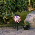 thumbnail image 3 of Alpine Corporation 10"H Ball, 14"H Stand Solar Mosaic Gazing Globe w/ Stand, 3 of 4