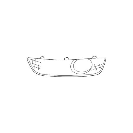 Genuine OE Audi Fog Lamp Bezel - 4L0-807-675-C-01C