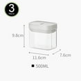 thumbnail image 2 of 3pcs Airtight Food Storage Container Durable Clear Plastic with Lids Air Tight Snacks Storage tank, 2 of 5