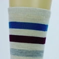 thumbnail image 3 of EnerWear 4 Pack Women's Merino Wool Outdoor Hiking Trail Crew Sock (US Shoe Size 4-10, Khaki Stripe), 3 of 3