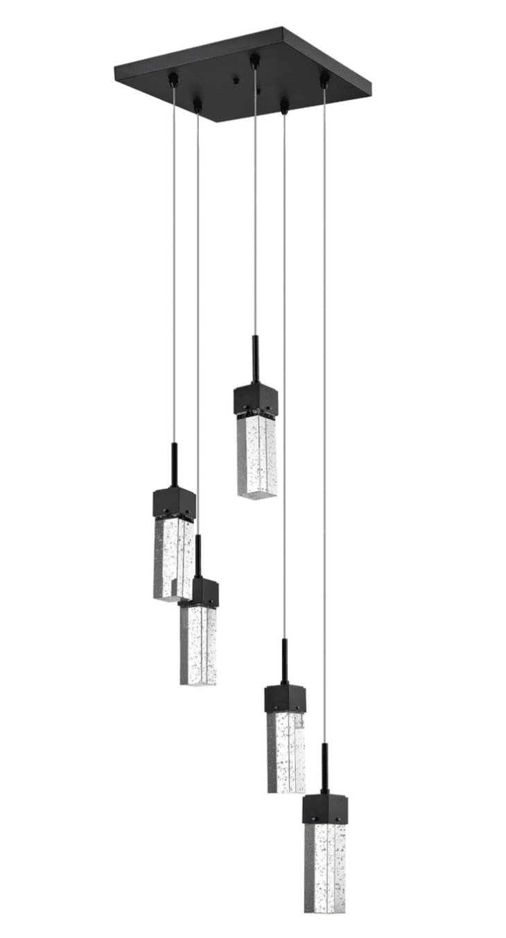 bubble glass led pendant light