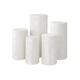 thumbnail image 2 of 5 cubiertas de pedestal cilíndricas para postres, decorativas. Blanco, 2 of 9