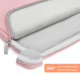 thumbnail image 3 of Funda protectora para portátil MOSISO 360 de 15 a 15,6 pulgadas, rosa, 3 of 7