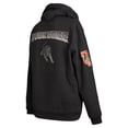 thumbnail image 3 of Men's FISLL  Black Tuskegee Golden Tigers Puff Print Sliced Pullover Hoodie, 3 of 3