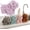 Pink, variant on Cute Dog Chenille Hand Towel, 3D Fuzzy Puppy Hangable Ball Hand Towel Microfiber Super Soft Absorbent Bathroom & Kitchen Towels with Hanging Loop, Can Be Placed on the Sink Countertop (Brown)