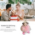 thumbnail image 4 of shyuyusa Cute Fur Puffy Baby Doll Keychain Keyring Bag Pendant Home Decoration Holiday Party Gift Key Chain Backpack Pendant Key Fob Car Pendant, 4 of 7
