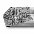thumbnail image 3 of Octopus Soft Flannel Fleece Throw Blanket, Kraken Octopus in the Sea Mandala Style Pattern Tentacles Marine, Cozy Plush for Indoor and Outdoor Use, 50" x 60", Black White, by Ambesonne, 3 of 6