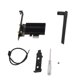 thumbnail image 1 of Tarjeta WiFi 6E AX210 PCIe WiFi Bluetooth 5,3 con disipador de calor 2 antenas 6GHz 5,8GHz 2,4GHz adaptador de red inalámbrico para Windows 10 11, 1 of 5