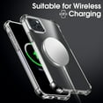 thumbnail image 4 of Entronix Clear Case for iPhone 15 Plus, Shockproof Slim Fit Transparent Hard Cover, 4 of 5