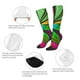 thumbnail image 3 of Fotbe Multicolored Beautiful Flower Calcetas Divertidas Estampadas para Hombre y Mujer, Calcetas de Algodón hasta la Rodilla para Caminar, Correr, Enfermería y Embarazo, 3 of 6