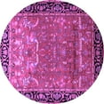 thumbnail image 1 of Ahgly Company Indoor Round Persian Purple Traditional Area Rugs, 3' Round, 1 of 4