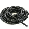 thumbnail image 3 of Red Hound Auto 66FT PE 1 inches (25 mm) Black Polyethylene Spiral Wire Wrap Tube PC Manage Cable for Car Computer Cable, 3 of 5