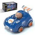 thumbnail image 1 of Auto de juguete CDDZSW con luces y retroceso para niños pequeños de 1 a 3 años, 1 of 3