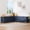 Blue, variant on WARAYZ Farmhouse L-Shaped Breakfast Nook Bench, Corner Bench with Flip-Top Hidden Storage, 350 lbs Capacity, Wood & White, for Kitchen Dining Room