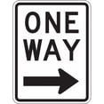 thumbnail image 2 of Lyle One Way Traffic Sign,24" x 18" R6-2R-18HA, 2 of 2