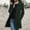 Green, variant on DuoJiaJ Ladies Thick Woolen Coat Mid Length Quality Overcoat For Autumn And Winter Womens Lightweight Winter Coat Green L