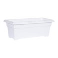 thumbnail image 1 of Novedad Manufacturing Co Nov26272 Novedad Countryside Macetero Para Patio De 12 X 28, 3 Gal, Color Blanco, 1 of 5