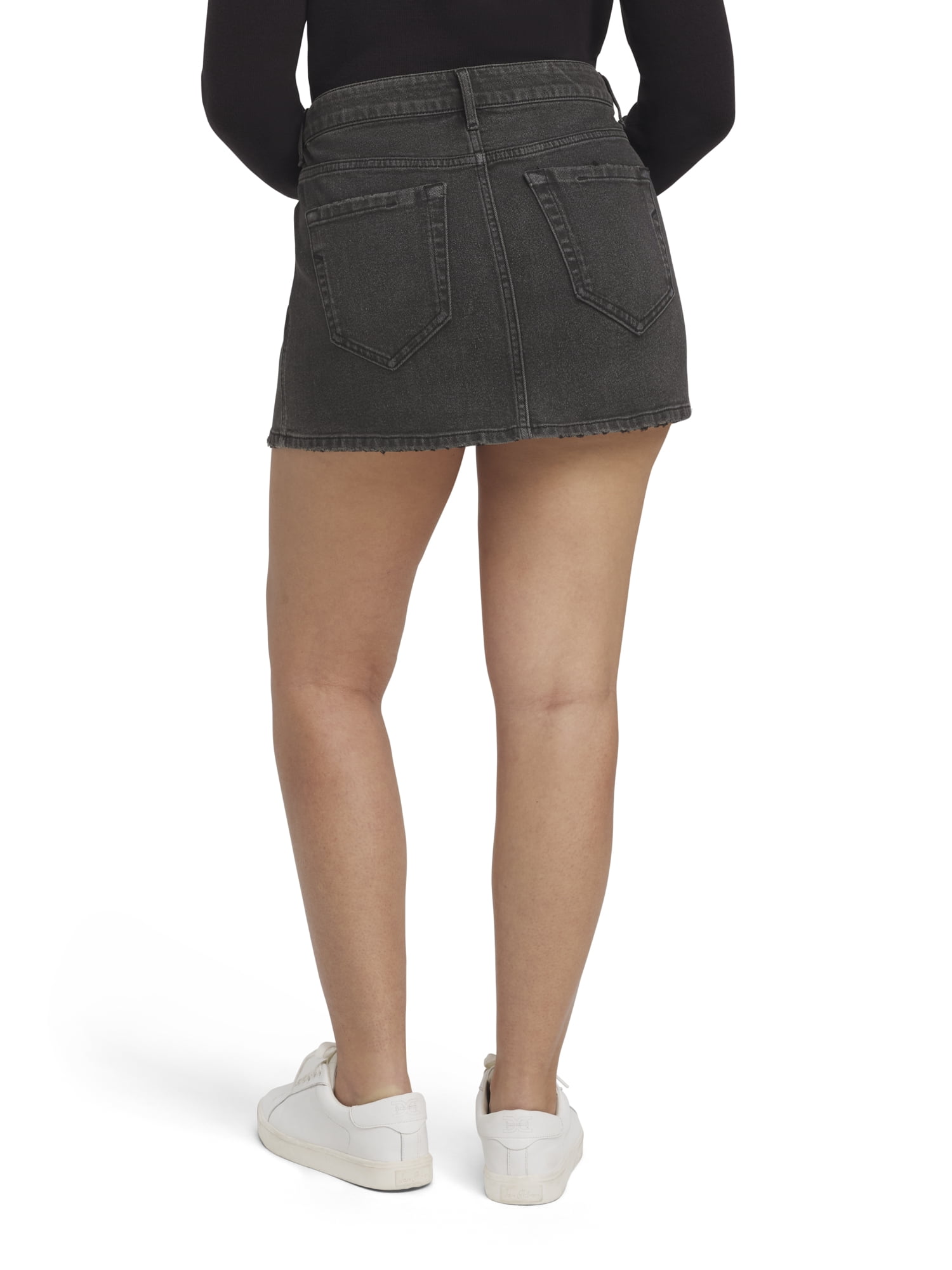 Mills by Millie Bobby Brown Women's Denim Mini Skirt with Rhinestones, Sizes XXS-XXL
