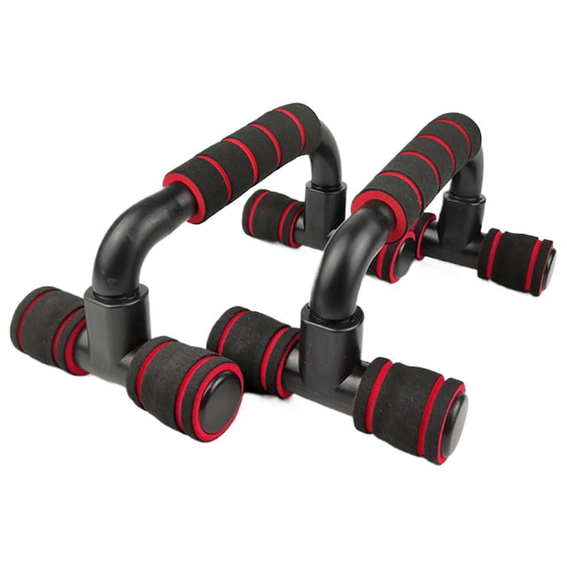 Barra de flexiones con soporte estable en forma de I - Material PP, 4 colores, portátil y duradera para entrenamiento físico en casa y gimnasio