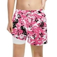 thumbnail image 3 of Hiijoy Big Boys Camouflage Swim Shorts Compression Liner Quick Dry Swimming Trunks, Sizes 7-8Y, 3 of 3