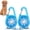 Blue, variant on 2 Pack Dog Collar Light, Clip on Light up Dog Collars, Rechargeable LED Pet Collar Light for Nighttime Clip on, IP68 Waterproof Pet Walking Accessories(Blue)
