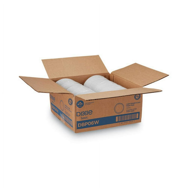 Clay Coated Paper Plates, 6 Clay Coated Paper Plates, 6