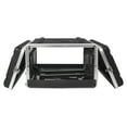 thumbnail image 4 of Sound Town Lightweight 6U PA DJ Rack/Flight/Road Case with 5U Rack Space, ABS Construction, 19” Depth, Retractable Handle, Wheels and Heavy-Duty Latches (STRC-A6UT), 4 of 8