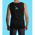 thumbnail image 3 of The Rock Blue Brahma Bull Sleeveless Black Muscle T-shirt S, 3 of 8