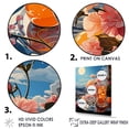 thumbnail image 3 of Designart "Dawn Aspirations II" Breakfast Canvas Wall Art, 3 of 7