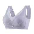 thumbnail image 1 of Timegard Bras for Women Full Coverage No Underwire Comfortable Everyday Low Back Bralette with Support, 1 of 6