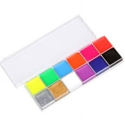 12 Color Makeup Grease Paint, UV Glow Body Painting Oil Paint Party Face Makeup