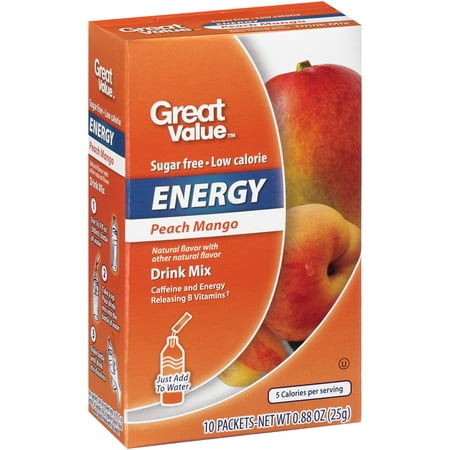Great Value Energy Drink Mix Caffeine Great Value Energy Drink Mix Caffeine