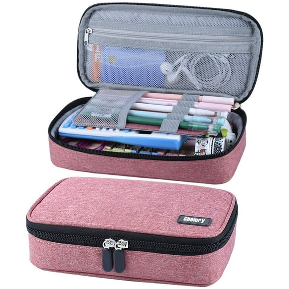 Pencil Case Large Capacity Pencil Bag Pouch Pen Case Pencil Marker Holder Stationery Box Organizer Cosmetic Makeup Bag