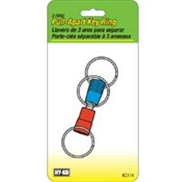 Hy-Ko Products KC114 3Way Pull Apart Key Ring