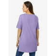 thumbnail image 2 of Woman Within Plus Size Perfect Short-Sleeve Boatneck Tunic, 2 of 5