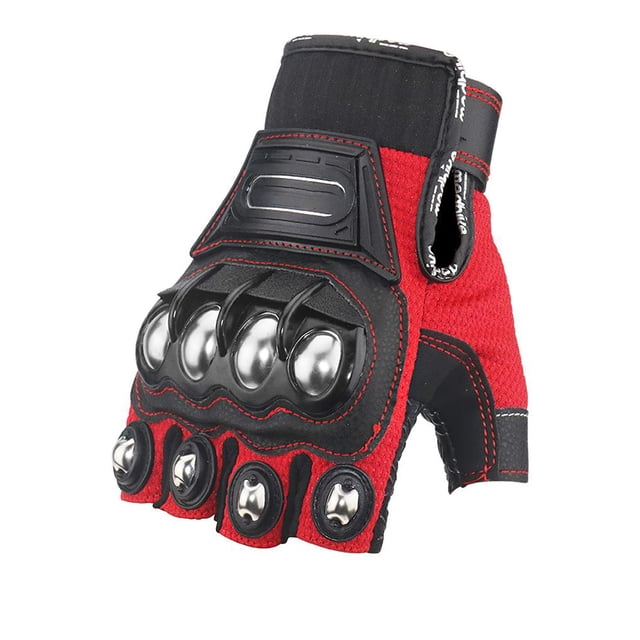 Speravity 1 par de guantes de ciclismo de medio dedo, guantes suaves y cómodos para exteriores, antideslizantes, a prueba de golpes, transpirables, Gafas de moto No.2 Speravity VI009280-02