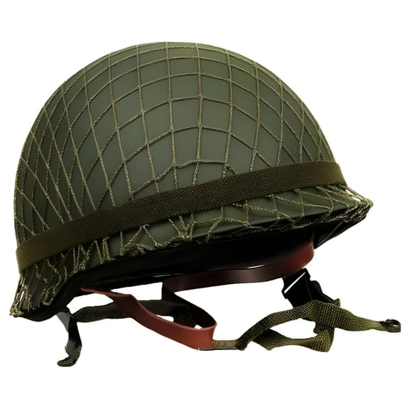 GPP Perfect WWII US Army M1 Green Helmet Replica with Net/Canvas Chin Strap DIY Painting