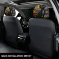 thumbnail image 5 of 2 PCS Car Headrest Cover, Black Cat Psychedelic Art Soft Car Seat Head Rest Cover Protector Interior Car Accessories Seat Covers for Cars Truck Auto Only Covers, 5 of 8