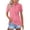 Watermelon Red,#079, variant on Womens Polo Shirts Short Sleeve Collared Business Casual Tops Summer Button Split Hem Elegant Golf Work Blouse,2XL