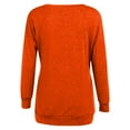 thumbnail image 4 of Crop Sweatshirts Women Cotton Workout Sweatshirt Women Tshirts Solid Sweatshirts Casual Long Sleeve V Neck Sweatshirt, 4 of 5