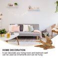 thumbnail image 2 of OFFIGAM Elegant Golden Resin Swallow Wall Ornament for Living Room Bedroom Wall Decoration, 2 of 10
