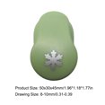 thumbnail image 4 of Hole Puncher Cards Labor-saving Photo Album Handmade Decoration Tool Accessories Easy and Fast Manual Tools Consistent Design Snowflake, 4 of 6