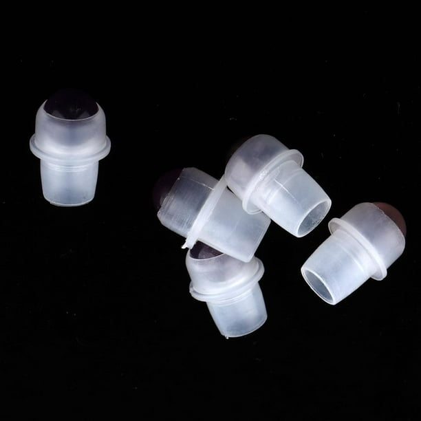 5 Tapas de Rodillos de Aceite Esenciales: Se la la adaptaciónción a Las Botellas de Aceite Esenciales de 9.5 Mm, Paquete de 5 a Prueba de Violeta claro