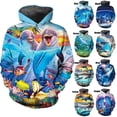 thumbnail image 2 of Venta caliente 3D Impresión gráfica de delfines Sudaderas casuales Sudaderas con capucha para hombres Mujeres Ropa de calle Sudaderas con capucha de gran tamaño para niños, 2 of 5