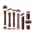 thumbnail image 1 of Set 7 Brochas Maquillaje Profesional Alto Nivel Modelo Marron, 1 of 4