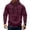 Purple, variant on Kureaily Zippered Hooded Sweatshirt For Casual Outdoor Sports And Comfortable Design For Everyday Wear Perfect For Hoodie Pullover Sweatshirts