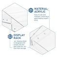 thumbnail image 3 of OUNONA 1Set Acrylic Perfume Stand with Space-saving Design for Cosmetics 1Set, 3 of 8