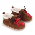thumbnail image 4 of PEASKJP Platform Booties for Baby Riding Shoes with Tassel for Baby Little Kid/Big Kid, Coffee 2, 4 of 5
